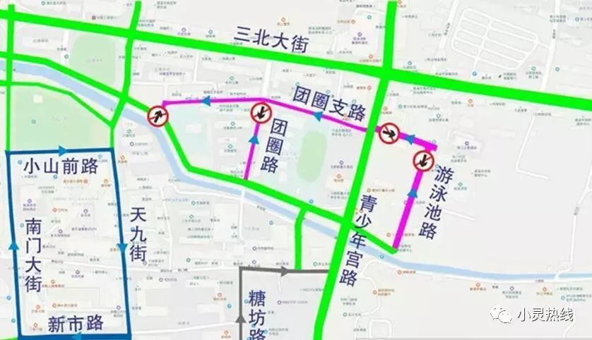 最新发布：慈溪市交通单行线道路规划图详解